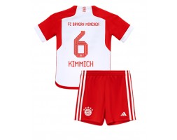 Bayern Munich Joshua Kimmich #6 Koszulka Podstawowych Dziecięca 2023-24 Krótki Rękaw (+ Krótkie spodenki)